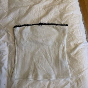 Edikted White Strapless Top
